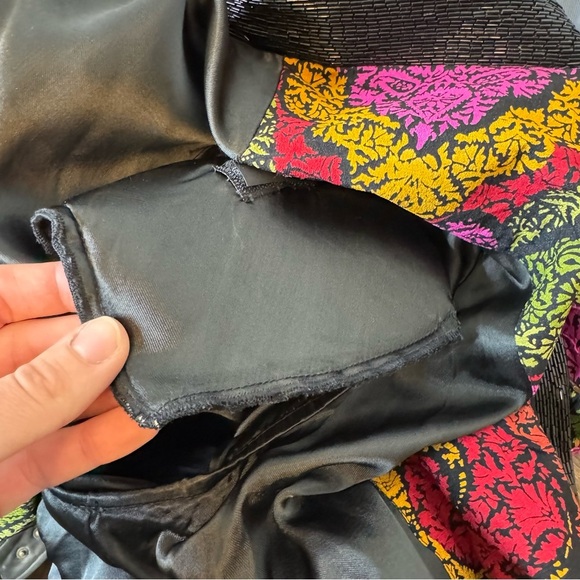 Vintage 80s Judith Ann Plus Silk Whimsical Sequins Blazer Women’s Size 1x - Picture 8 of 8